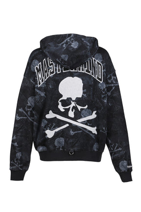 TH16969-CLBBLCK/MASTERMINDXM&N ZIP UP HOODIE / BLK