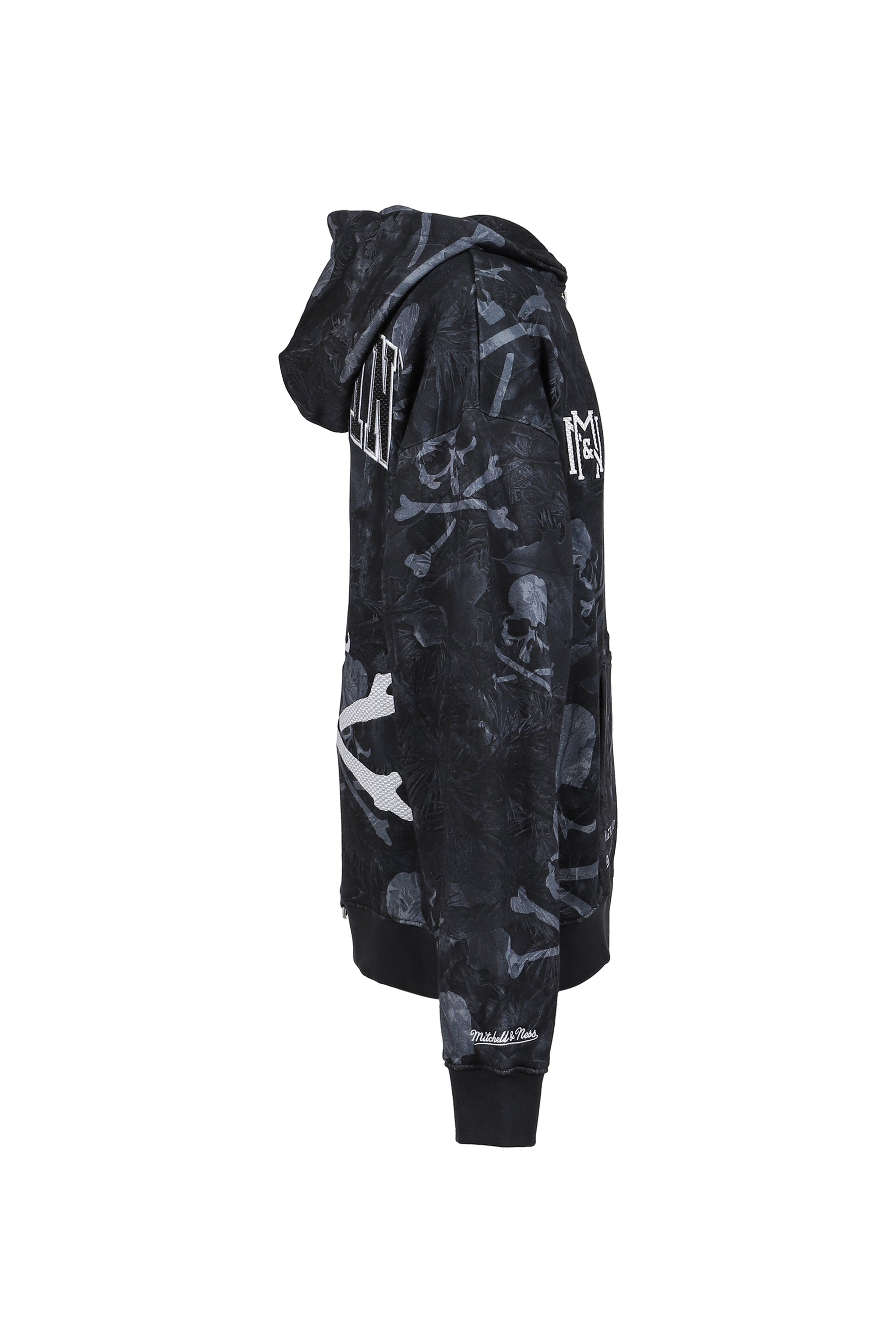 TH16969-CLBBLCK/MASTERMINDXM&N ZIP UP HOODIE / BLK