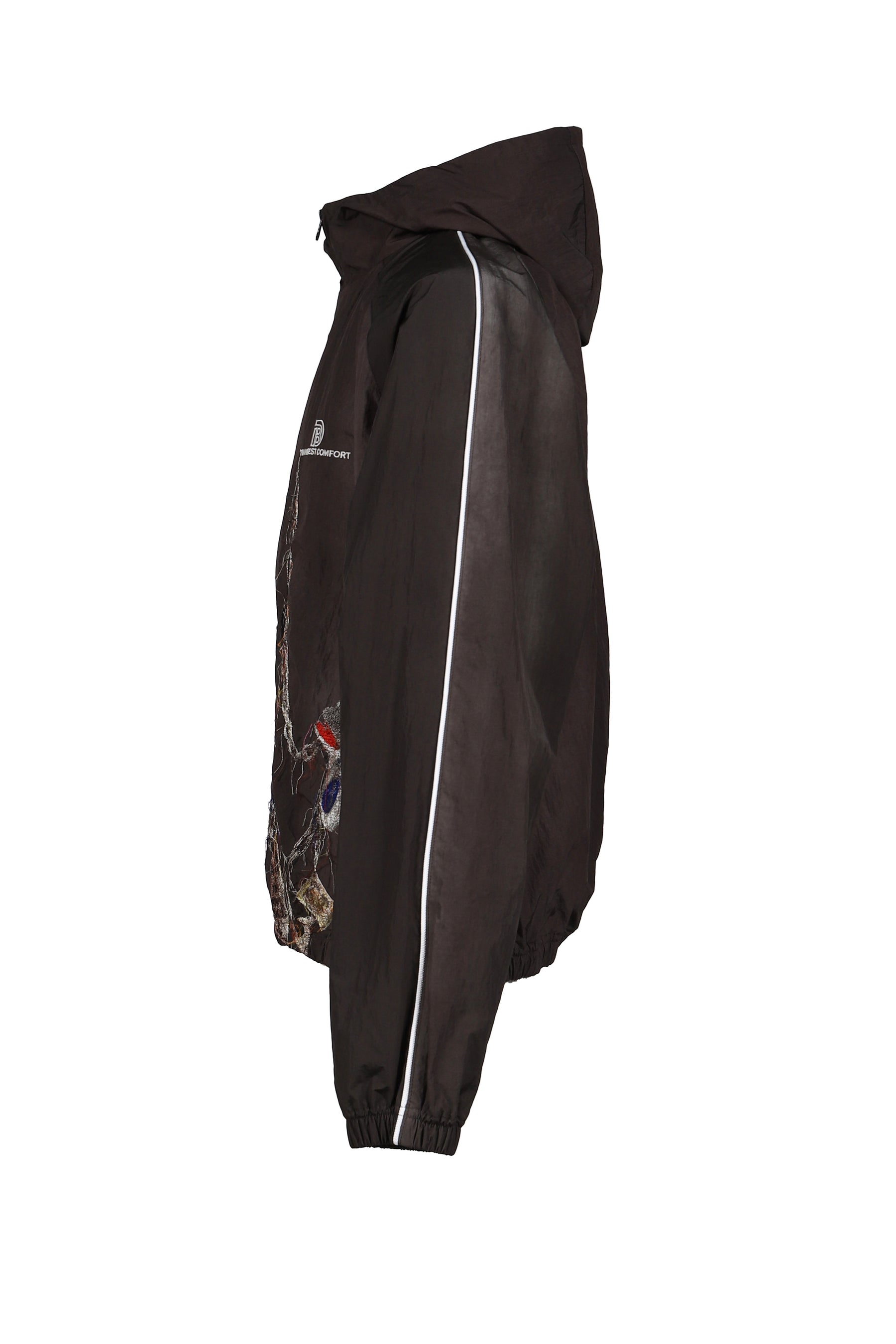 EMBROIDERED CHAIN TRACK JACKET / CHA