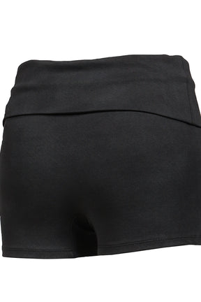 DISTRESSED PRINT DRAWSTRING ATHLETIC SHORTS / BLK