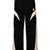 VELOUR WARM UP PANTS / BLK