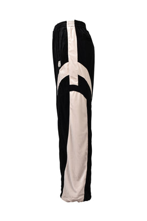 VELOUR WARM UP PANTS / BLK