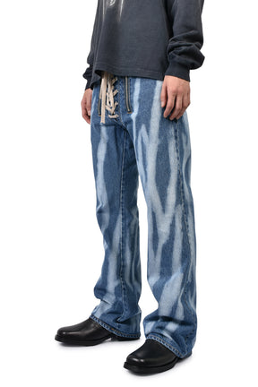 DYED SLIDE DENIM / IND
