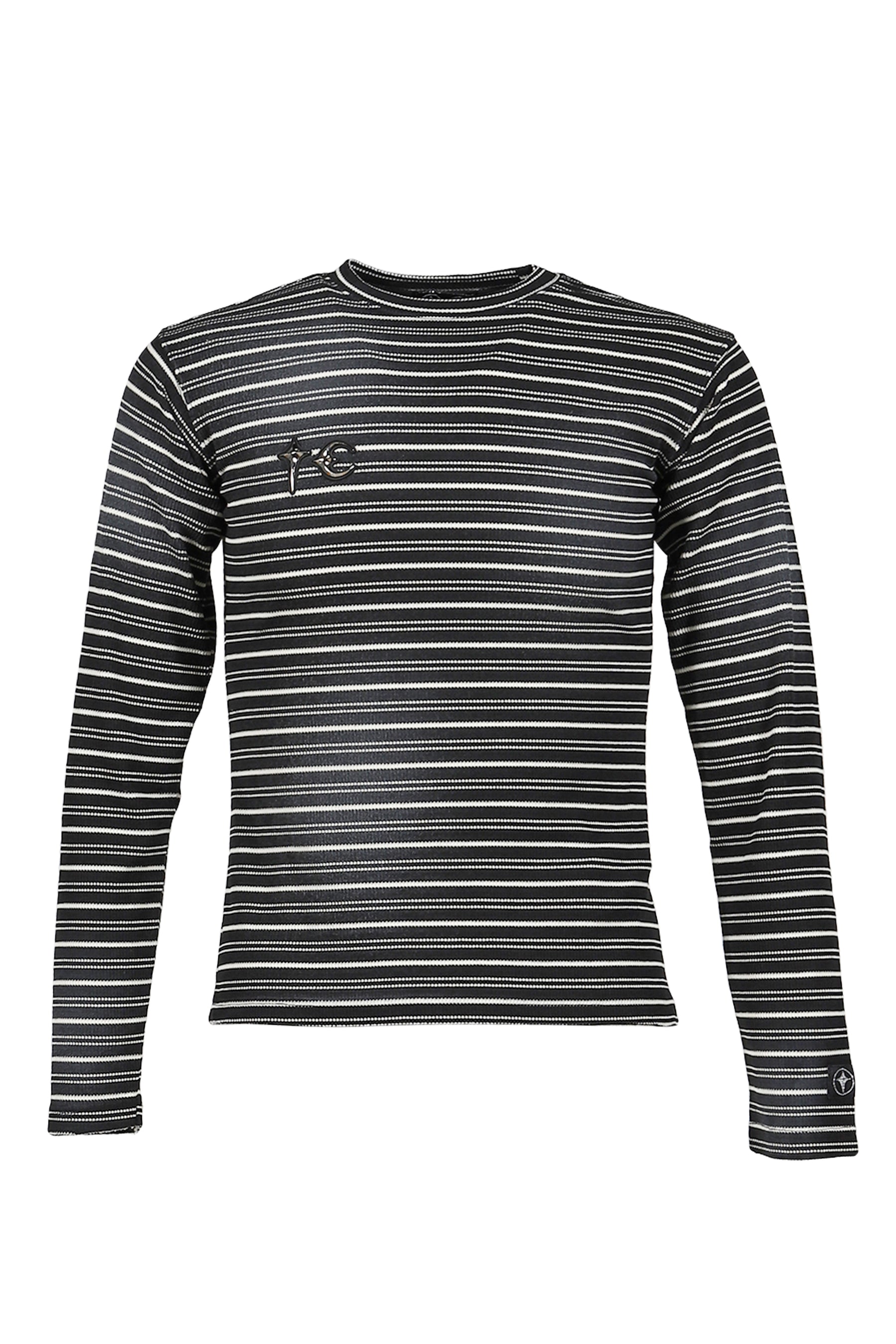 TC Striped Long Sleeve / Black 