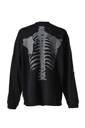 BONE L/S TEE BOXY FIT / BLK