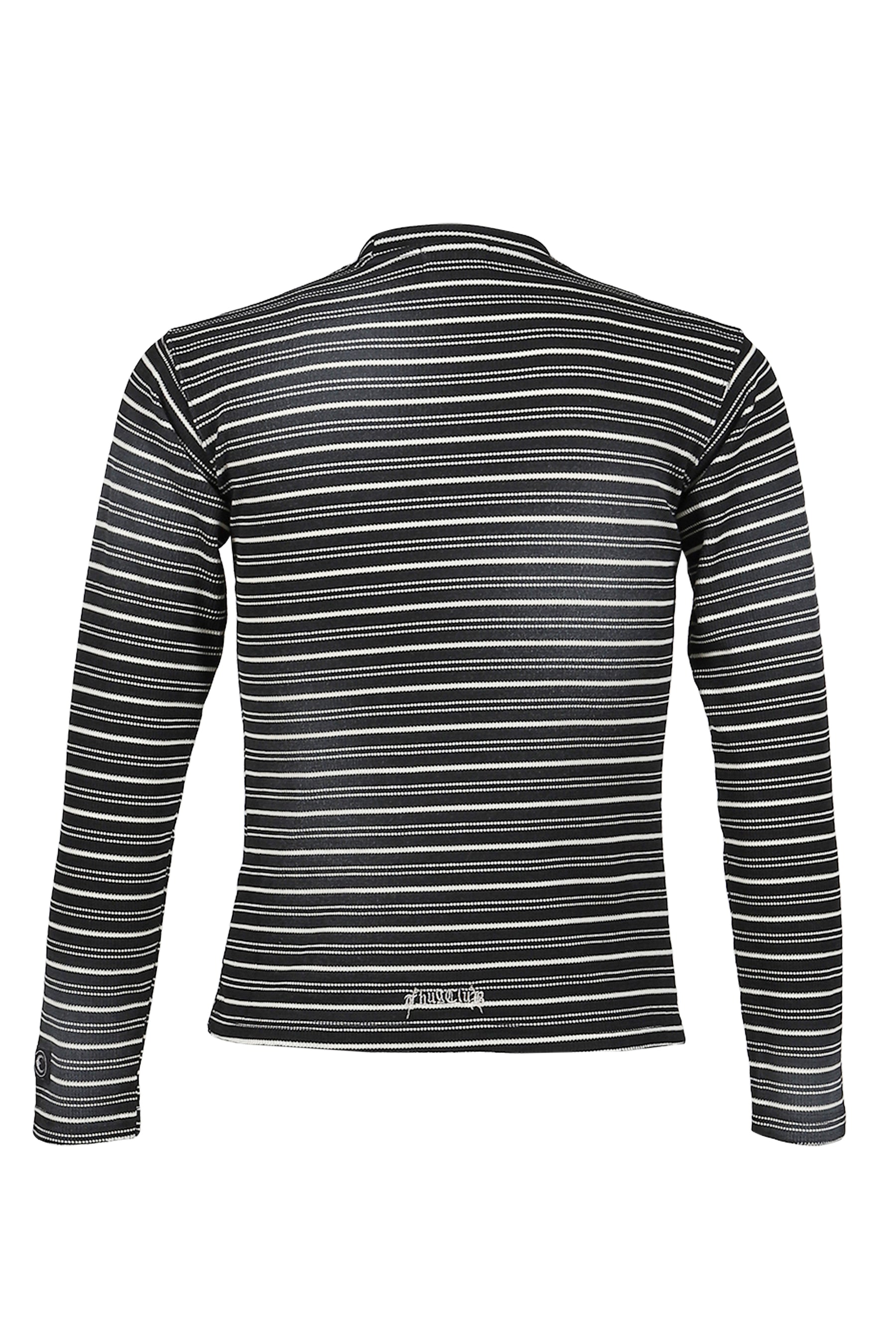 TC Striped Long Sleeve / Black 