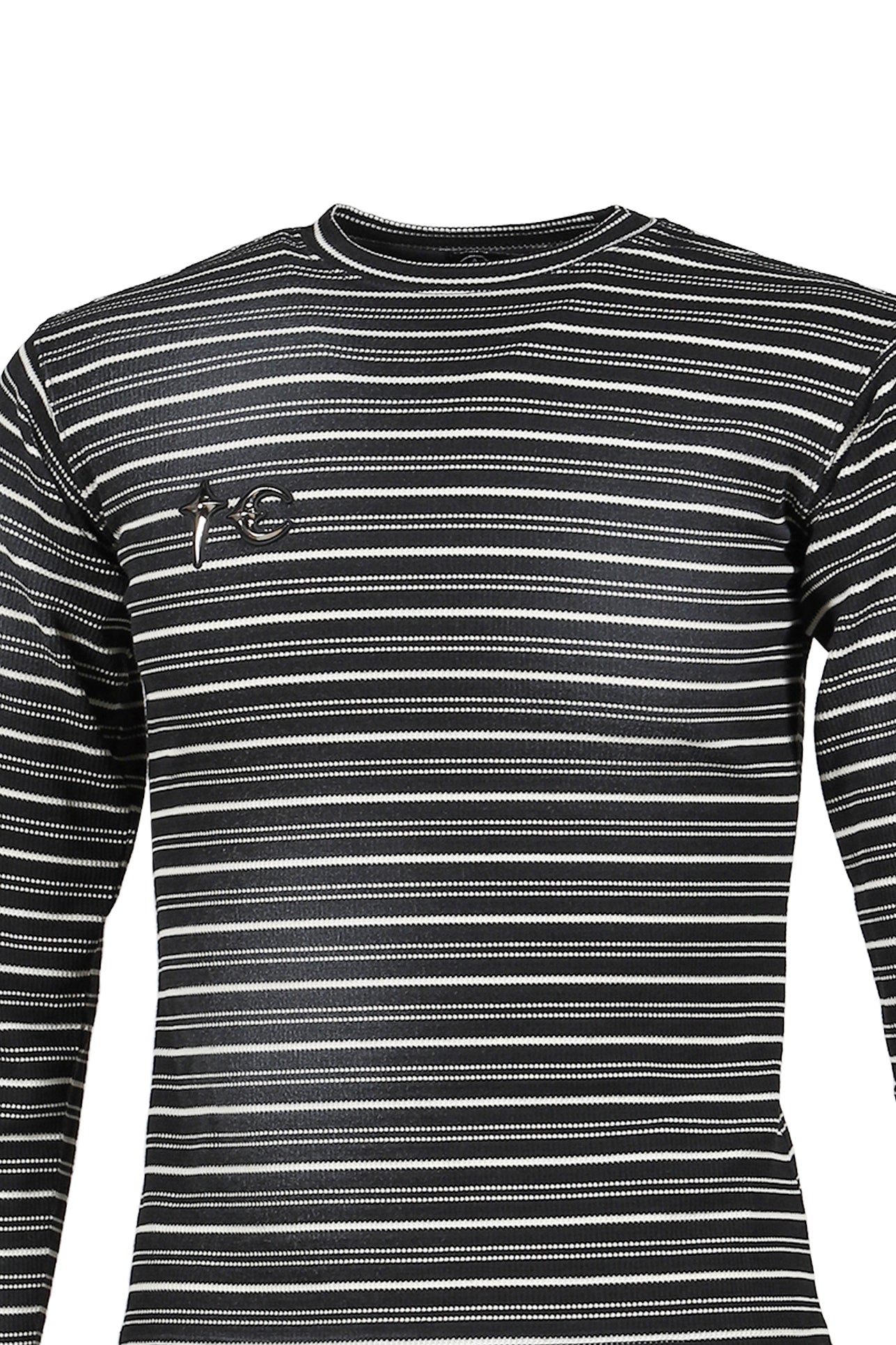 TC Striped Long Sleeve / Black 