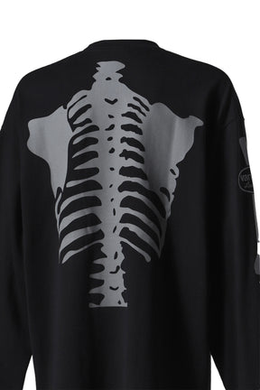 BONE L/S TEE BOXY FIT / BLK