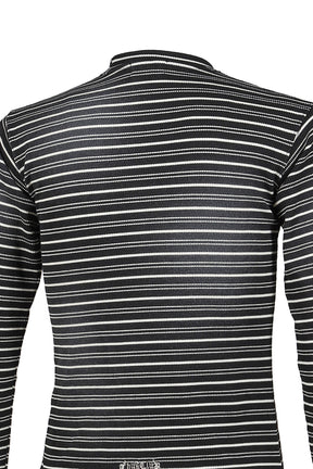 TC Striped Long Sleeve / Black 
