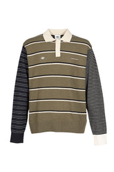 POLO LS / OLV/ALUMINA/BLK