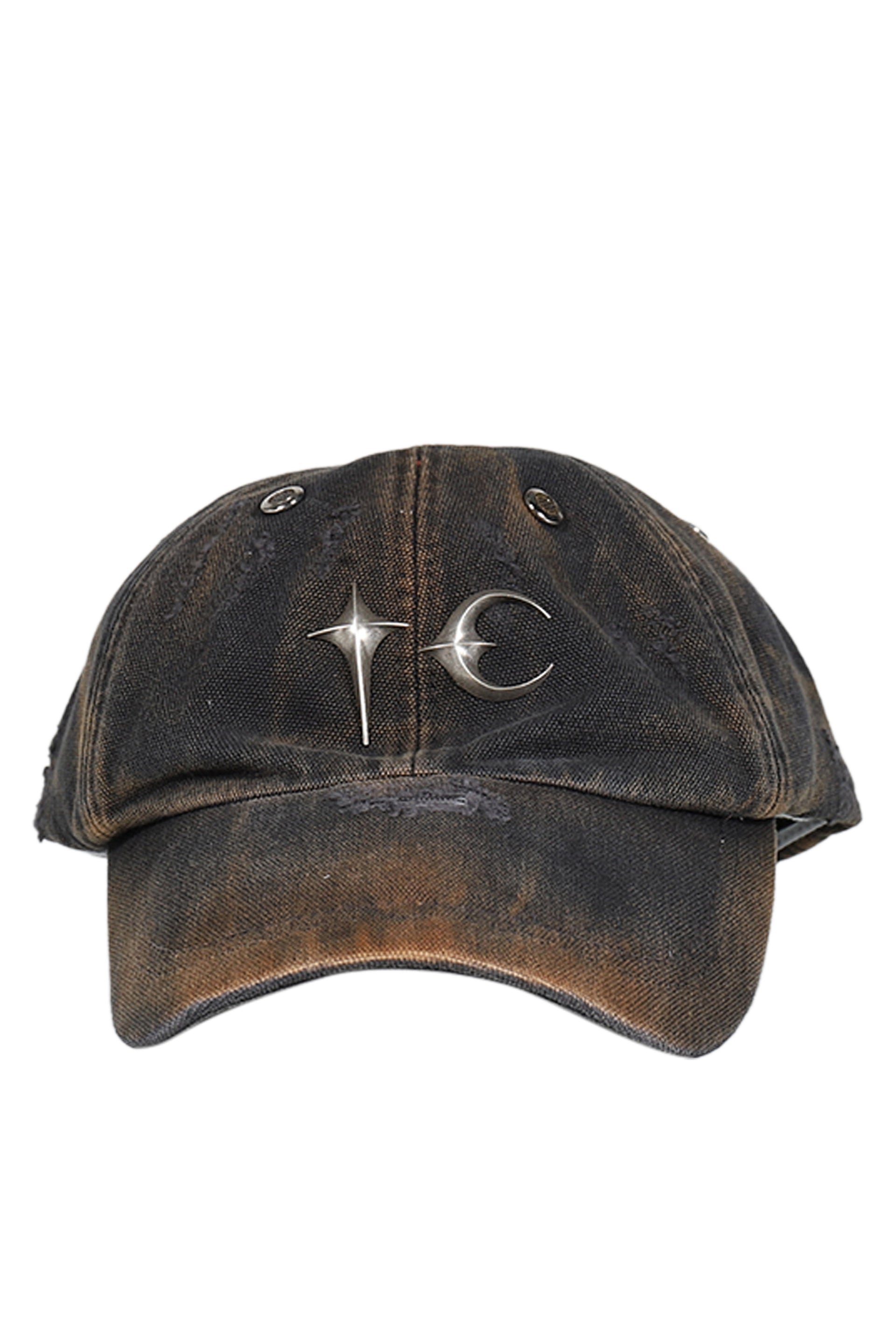 TC TWO TONE WASHED CAP / RUST BLK