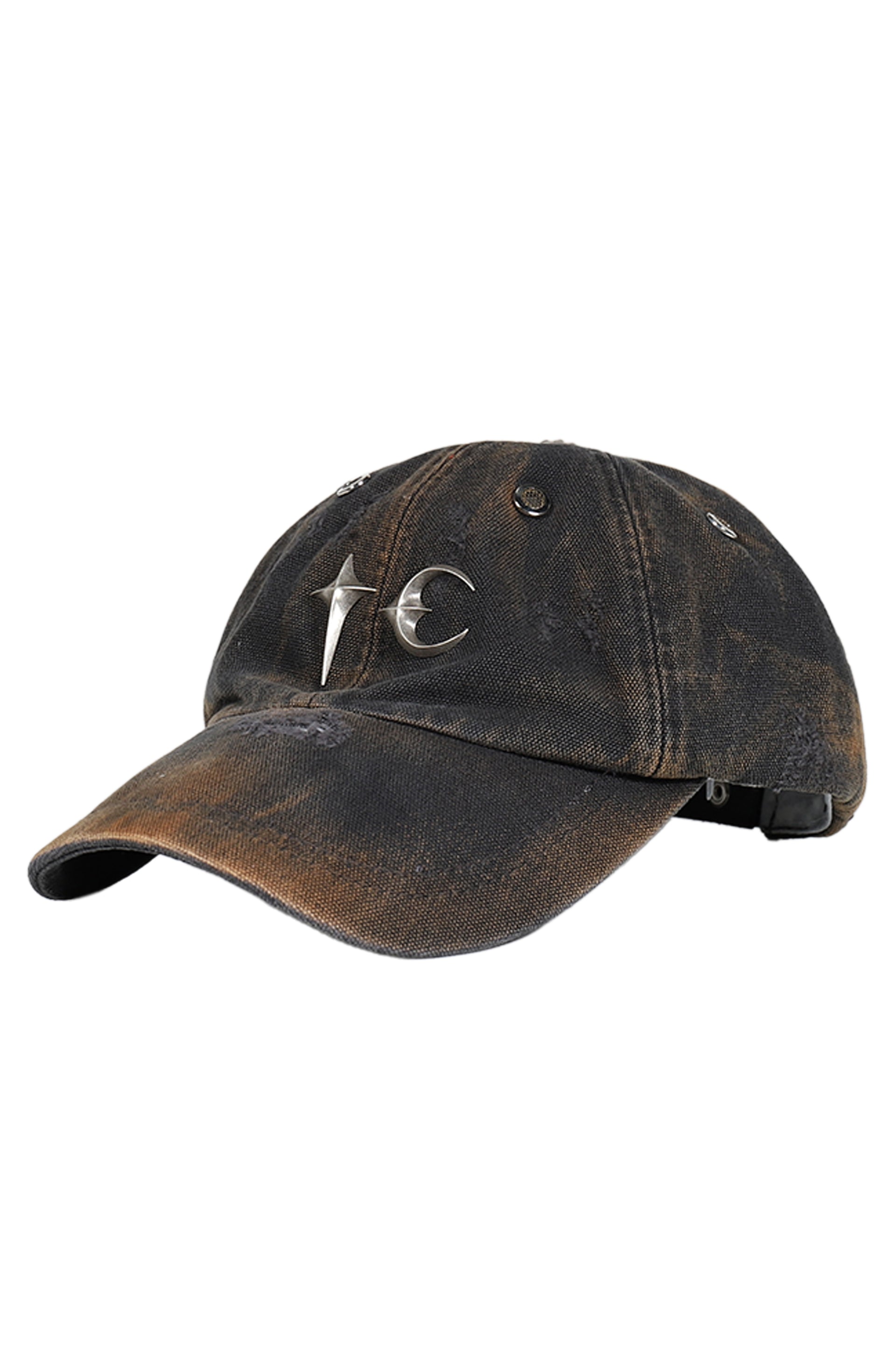 TC TWO TONE WASHED CAP / RUST BLK