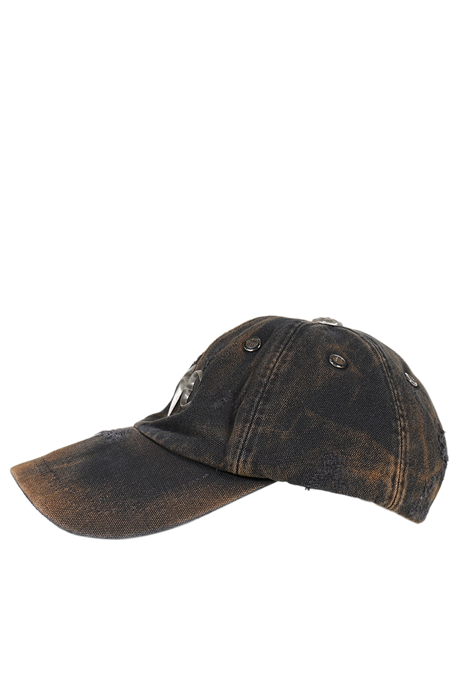 TC TWO TONE WASHED CAP / RUST BLK