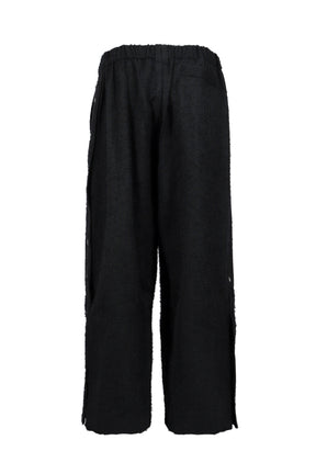 FLYINGHAIR SIDE SNAP TROUSER / CORE BLK 