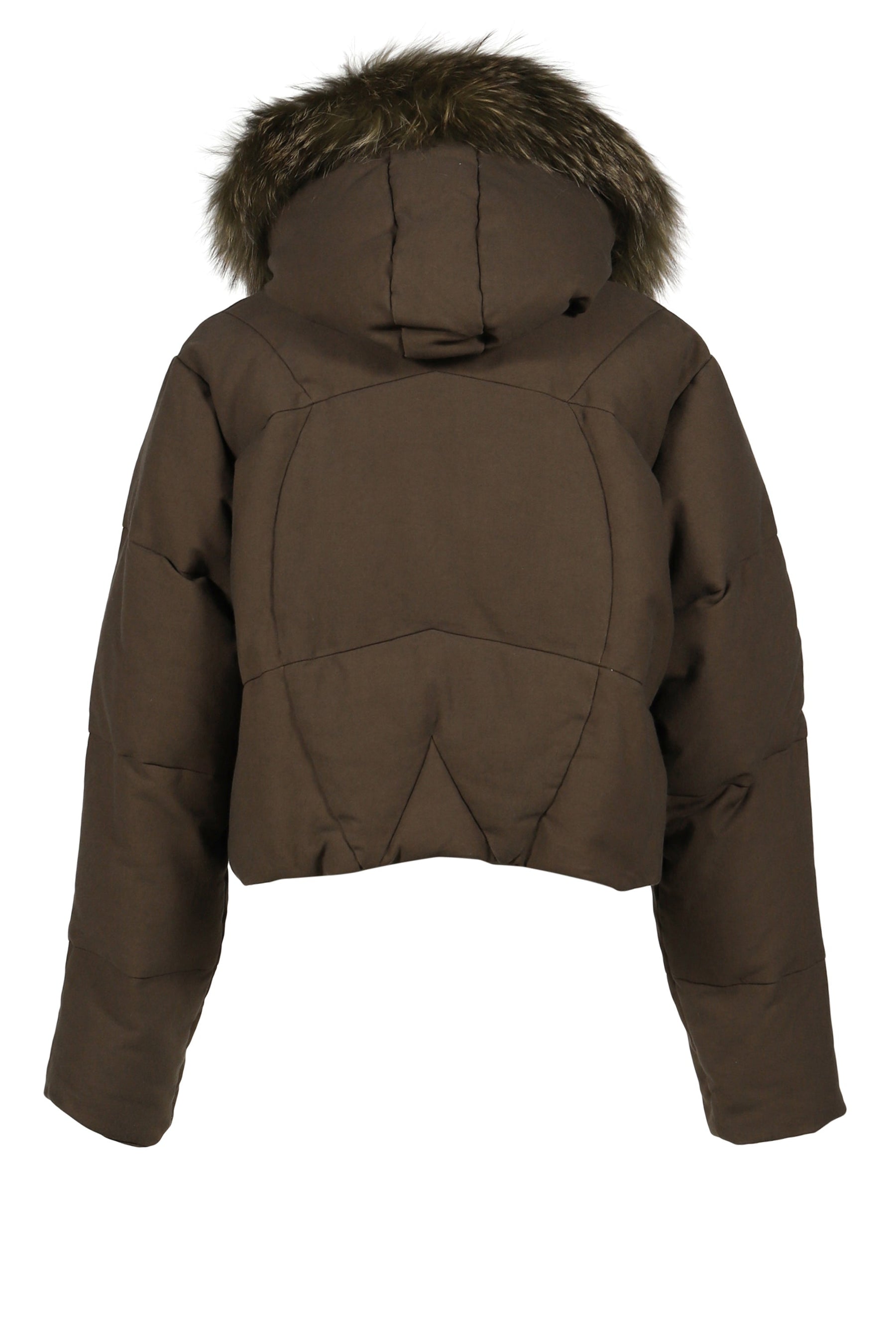SLIDE FUR DOWN JACKET / DUST