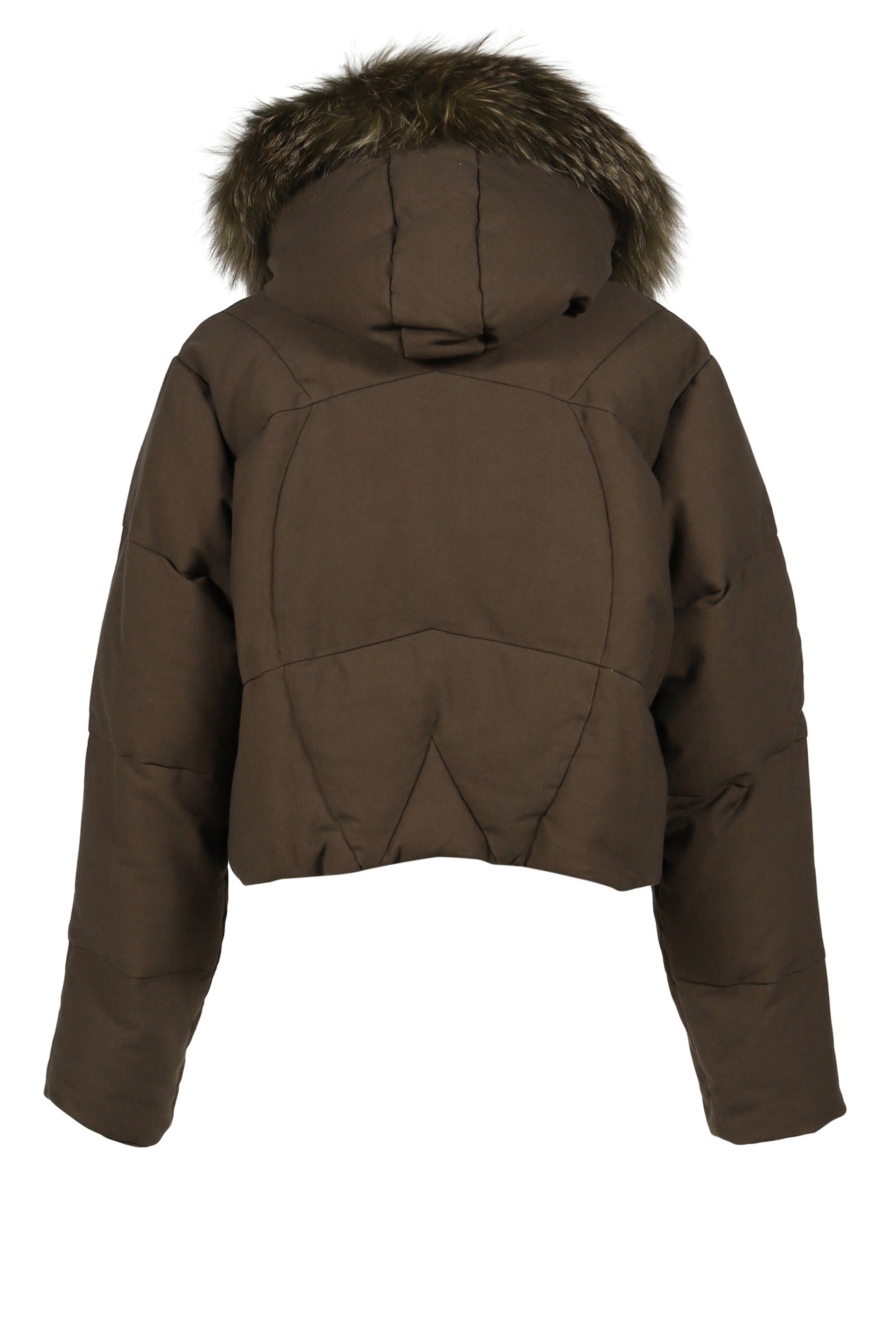 SLIDE FUR DOWN JACKET / DUST