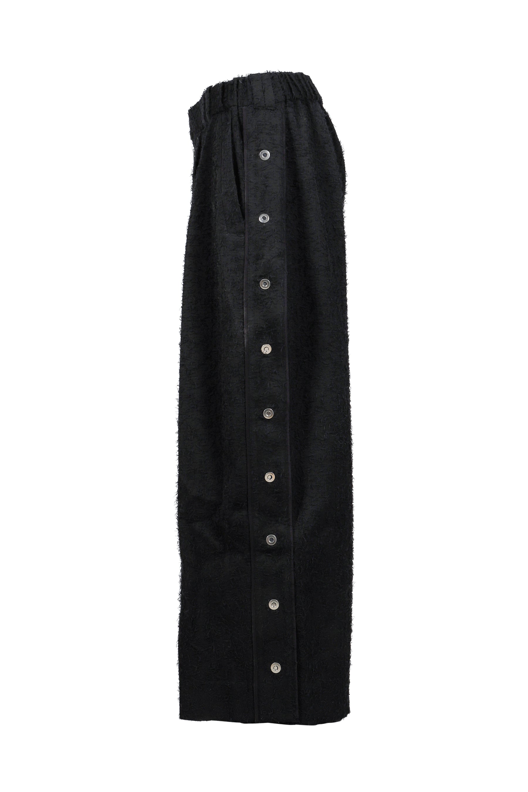 FLYINGHAIR SIDE SNAP TROUSER / CORE BLK 