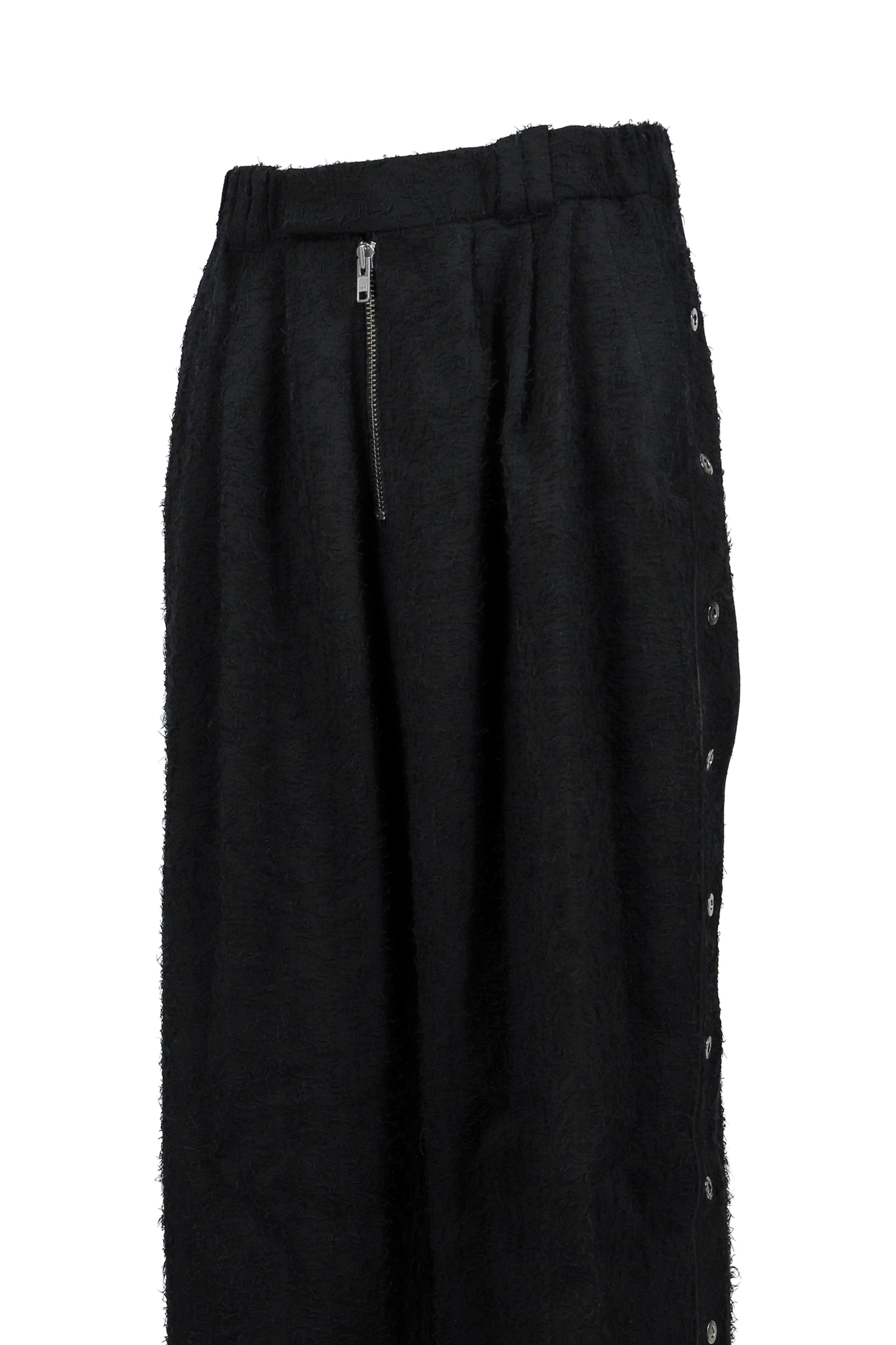 FLYINGHAIR SIDE SNAP TROUSER / CORE BLK 