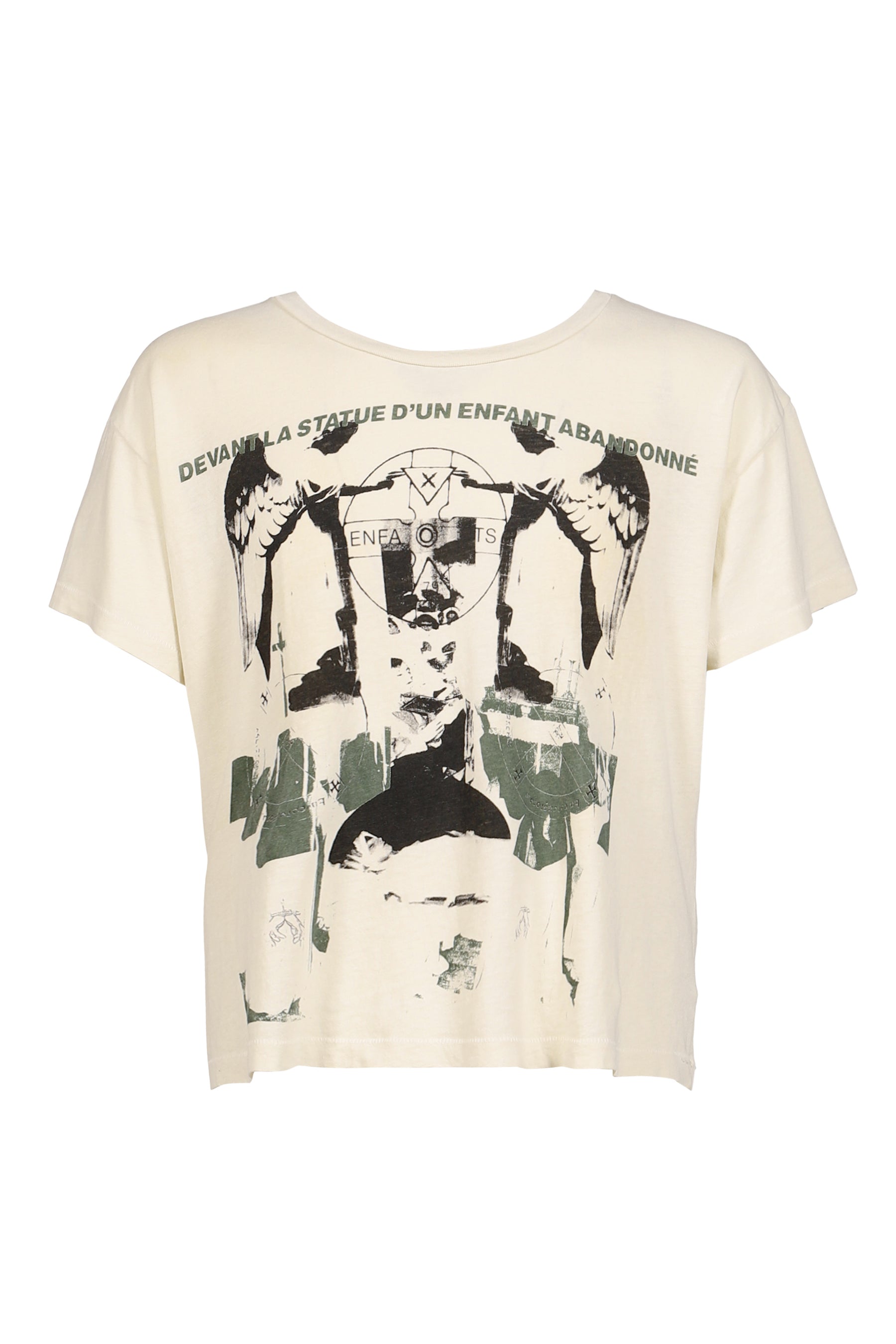 NUN KICKS BABY T-SHIRT / DIRTY WHT