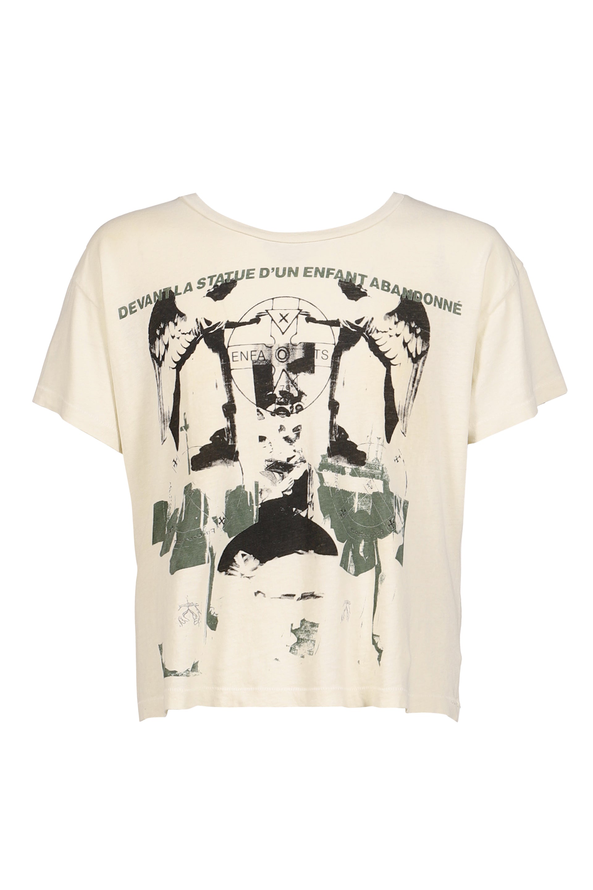 NUN KICKS BABY T-SHIRT / DIRTY WHT