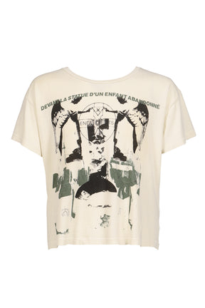 NUN KICKS BABY T-SHIRT / DIRTY WHT