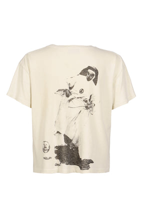 NUN KICKS BABY T-SHIRT / DIRTY WHT