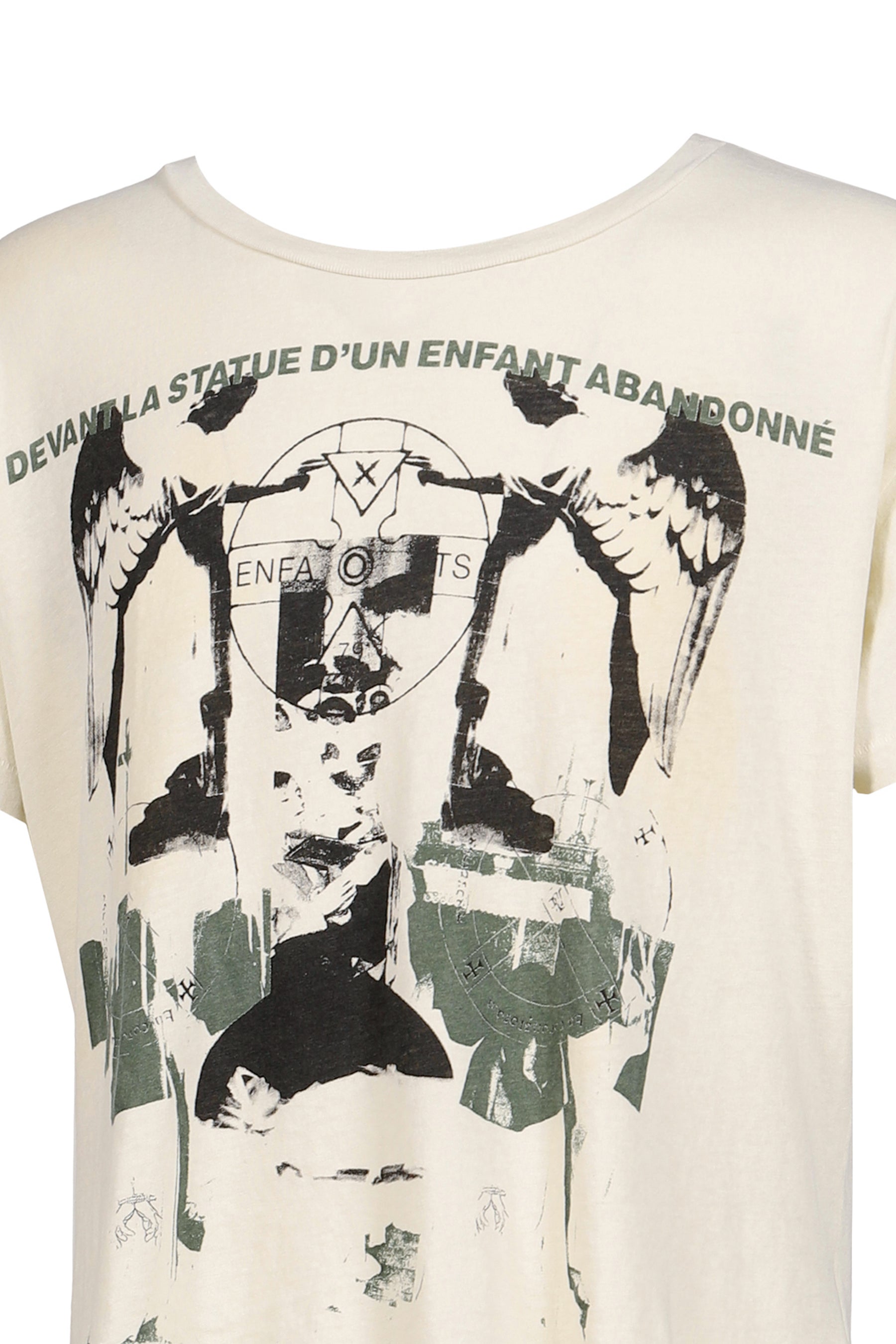 NUN KICKS BABY T-SHIRT / DIRTY WHT