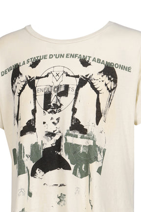 NUN KICKS BABY T-SHIRT / DIRTY WHT