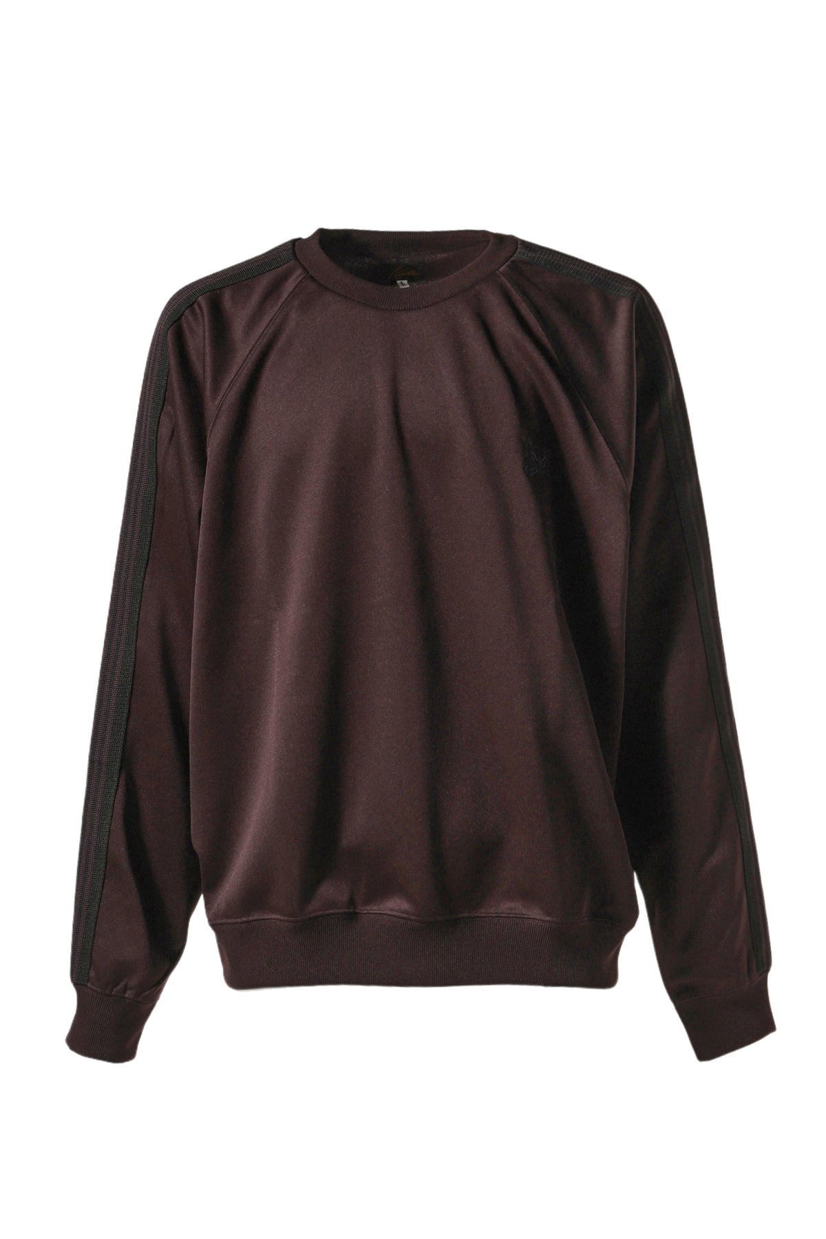 TRACK CREW NECK SHIRT - POLY SMOOTH / DK.PUR