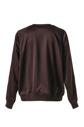 TRACK CREW NECK SHIRT - POLY SMOOTH / DK.PUR