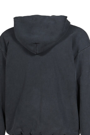 USO 123 PIOUS ZIP HOODIE / BLK