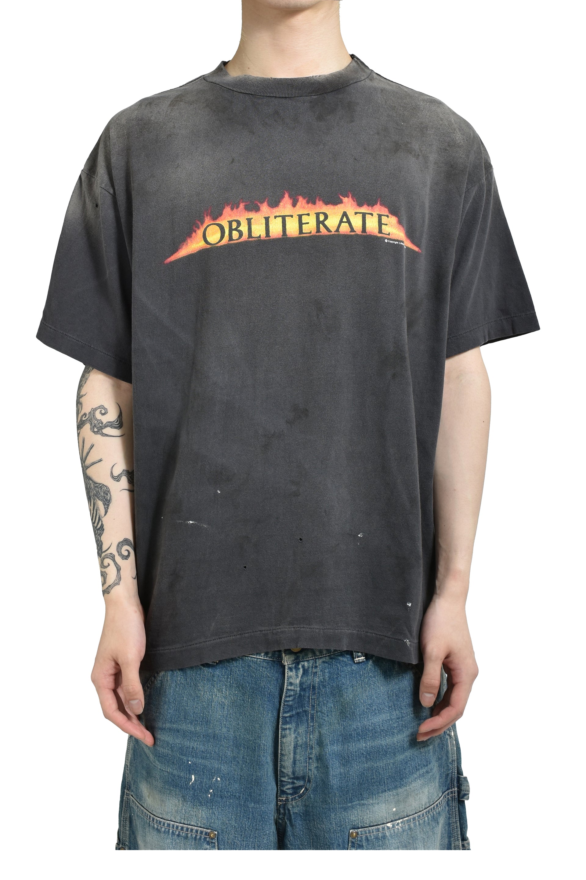 SS TEE/OBLITERATE / BLK