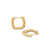 FRAME HOOPS SMALL GOLD / GLD