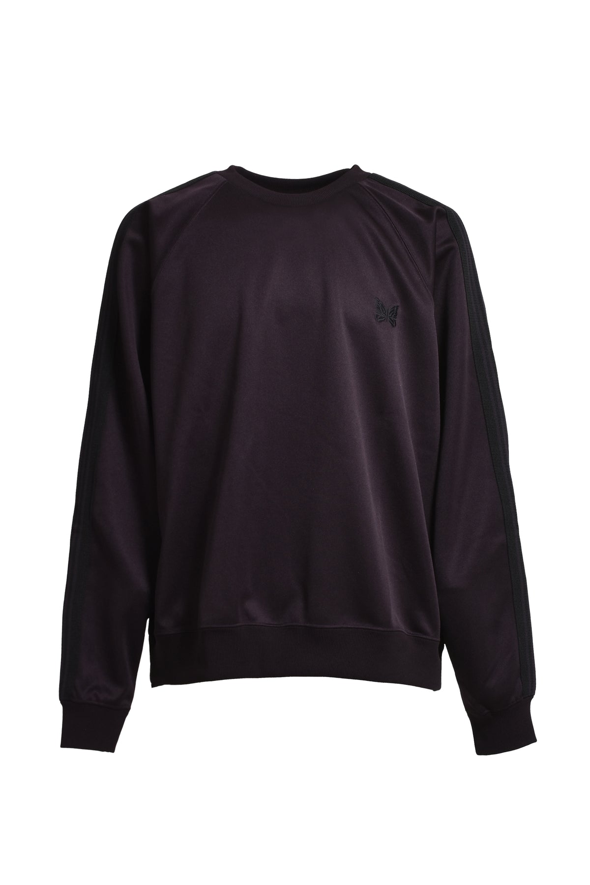 TRACK CREW NECK SHIRT - POLY SMOOTH / DK.PUR