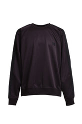 TRACK CREW NECK SHIRT - POLY SMOOTH / DK.PUR