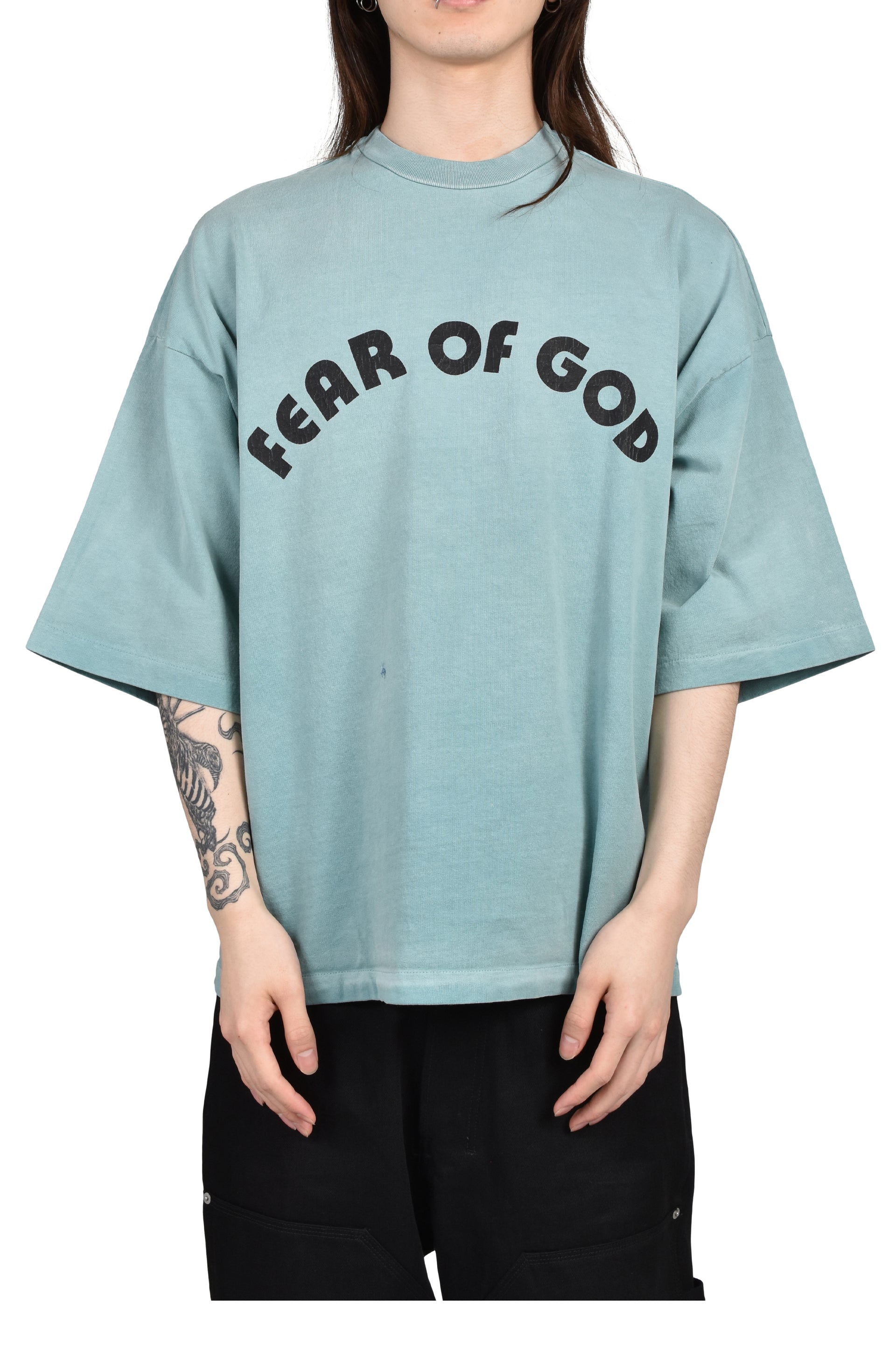 "FEAR OF GOD, 26" SS TEE / SKY