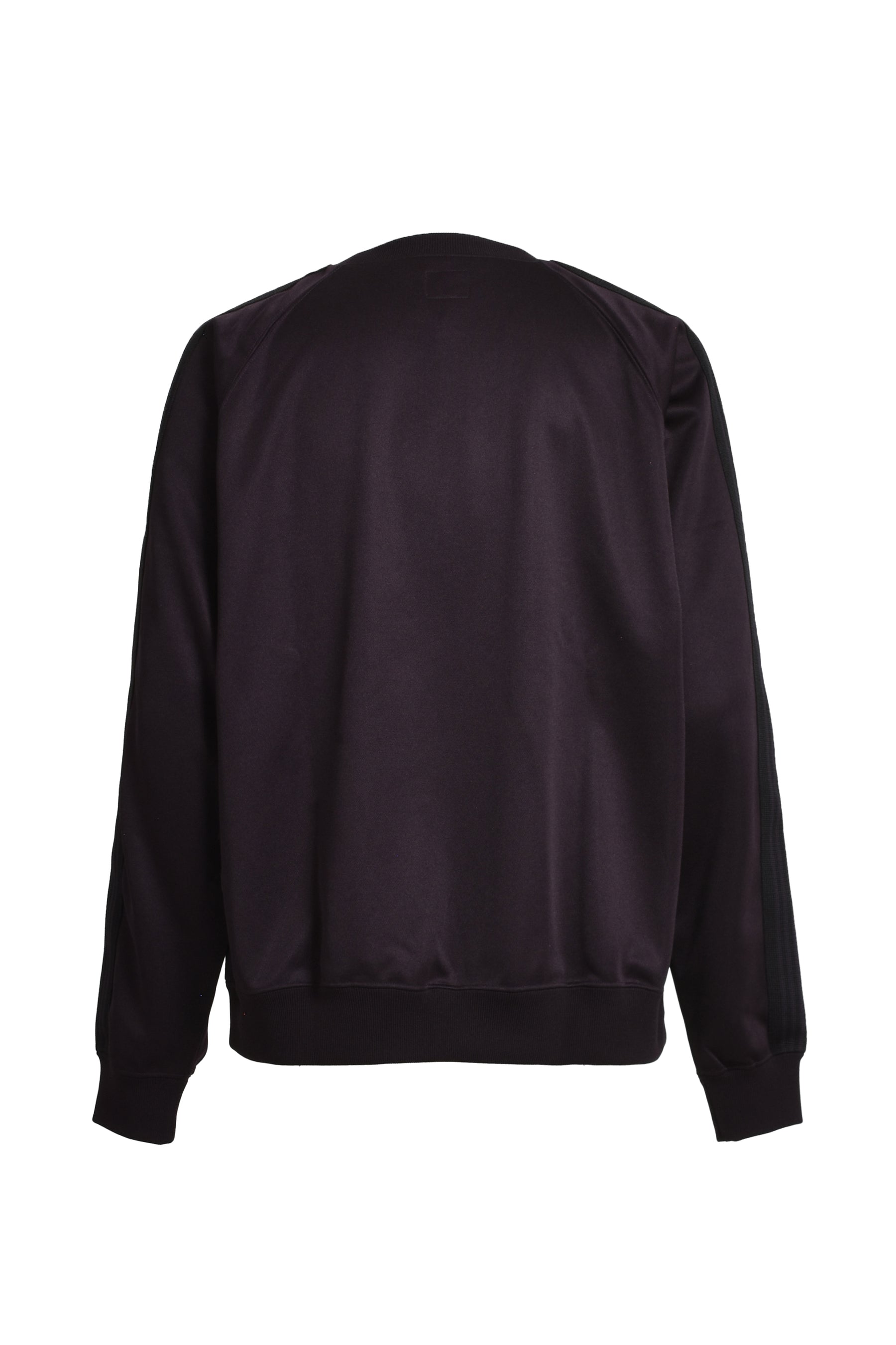 TRACK CREW NECK SHIRT - POLY SMOOTH / DK.PUR