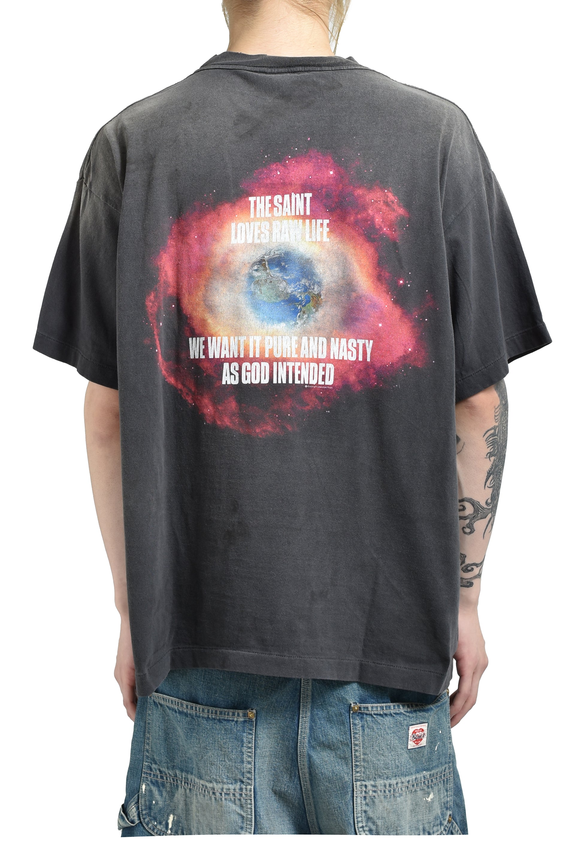 SS TEE/OBLITERATE / BLK