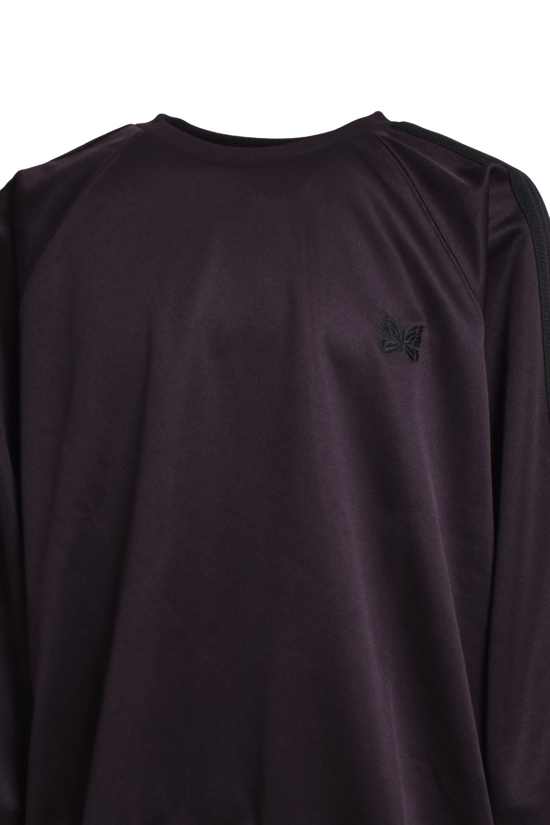 TRACK CREW NECK SHIRT - POLY SMOOTH / DK.PUR