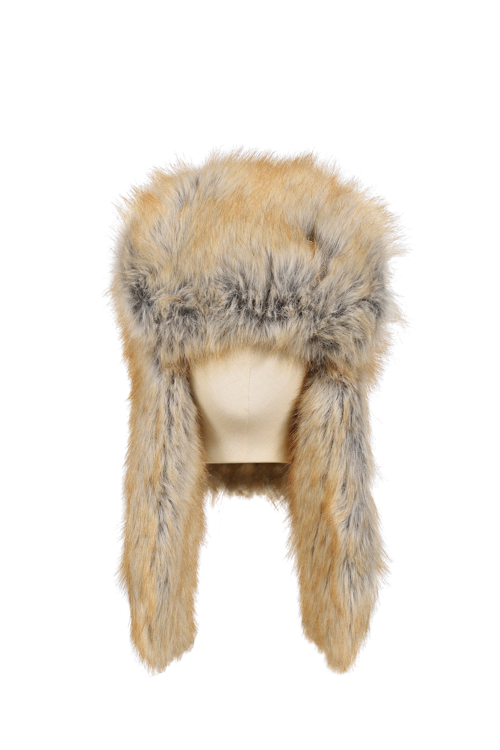 FUR TRAPPER HAT / BRW