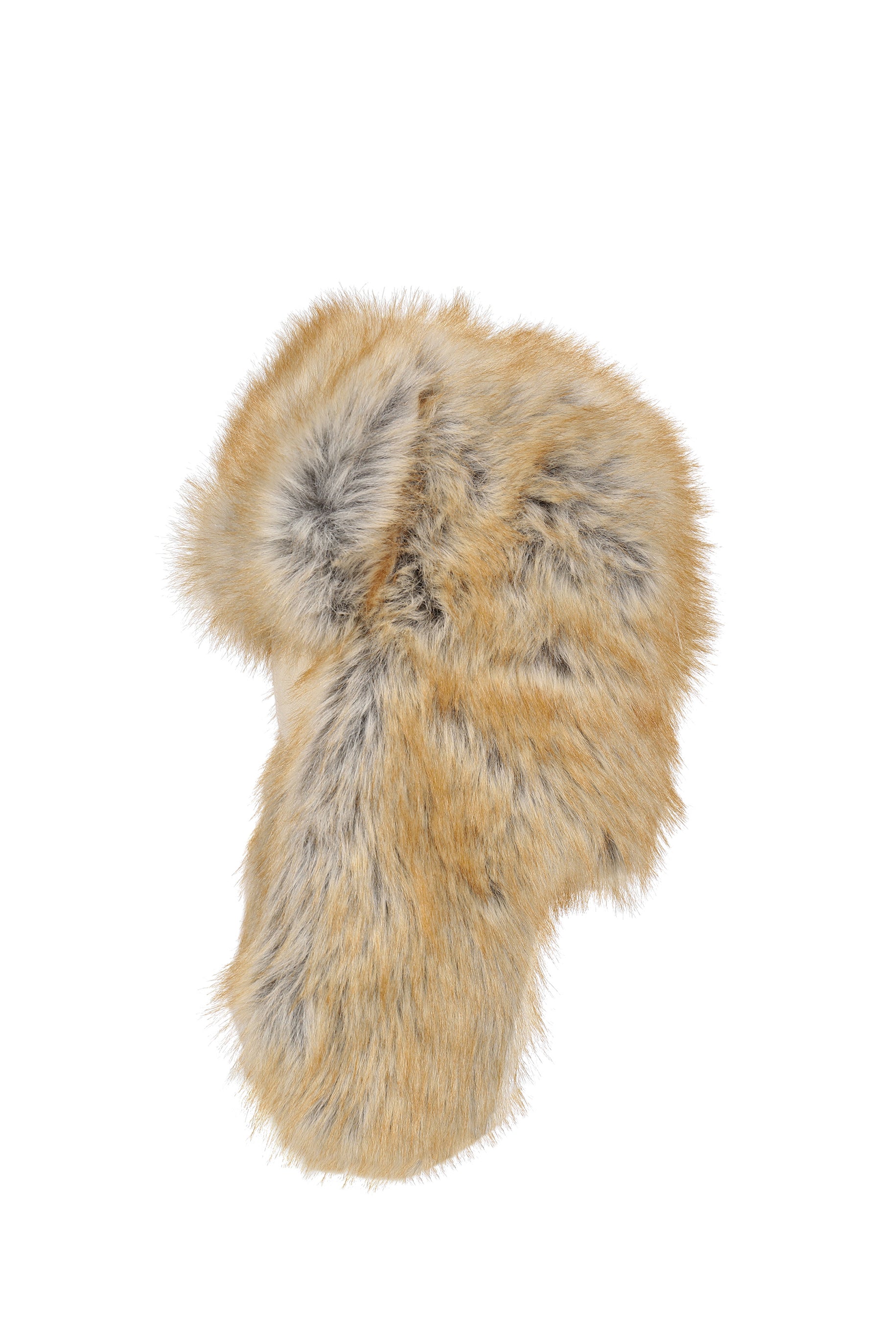 FUR TRAPPER HAT / BRW