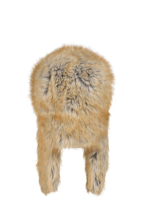 FUR TRAPPER HAT / BRW