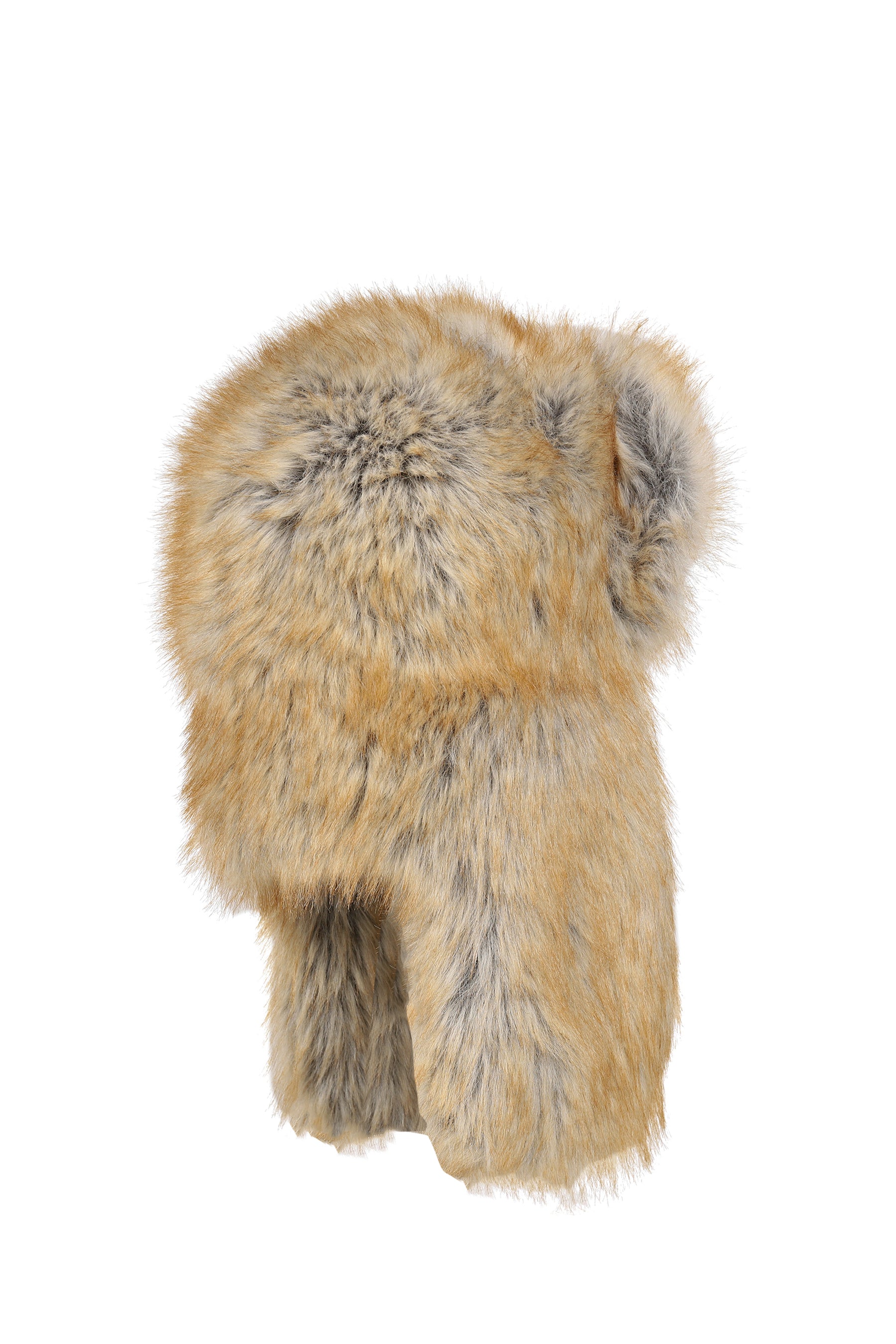FUR TRAPPER HAT / BRW