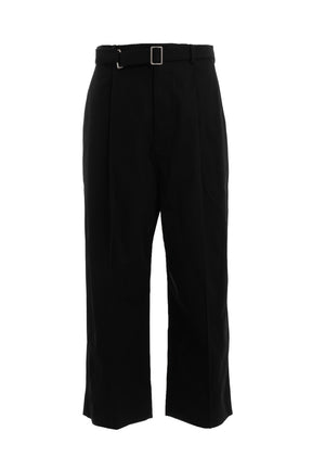 LOEWE ロエベ FW23 LOW CROTCH TROUSERS / BLK -NUBIAN