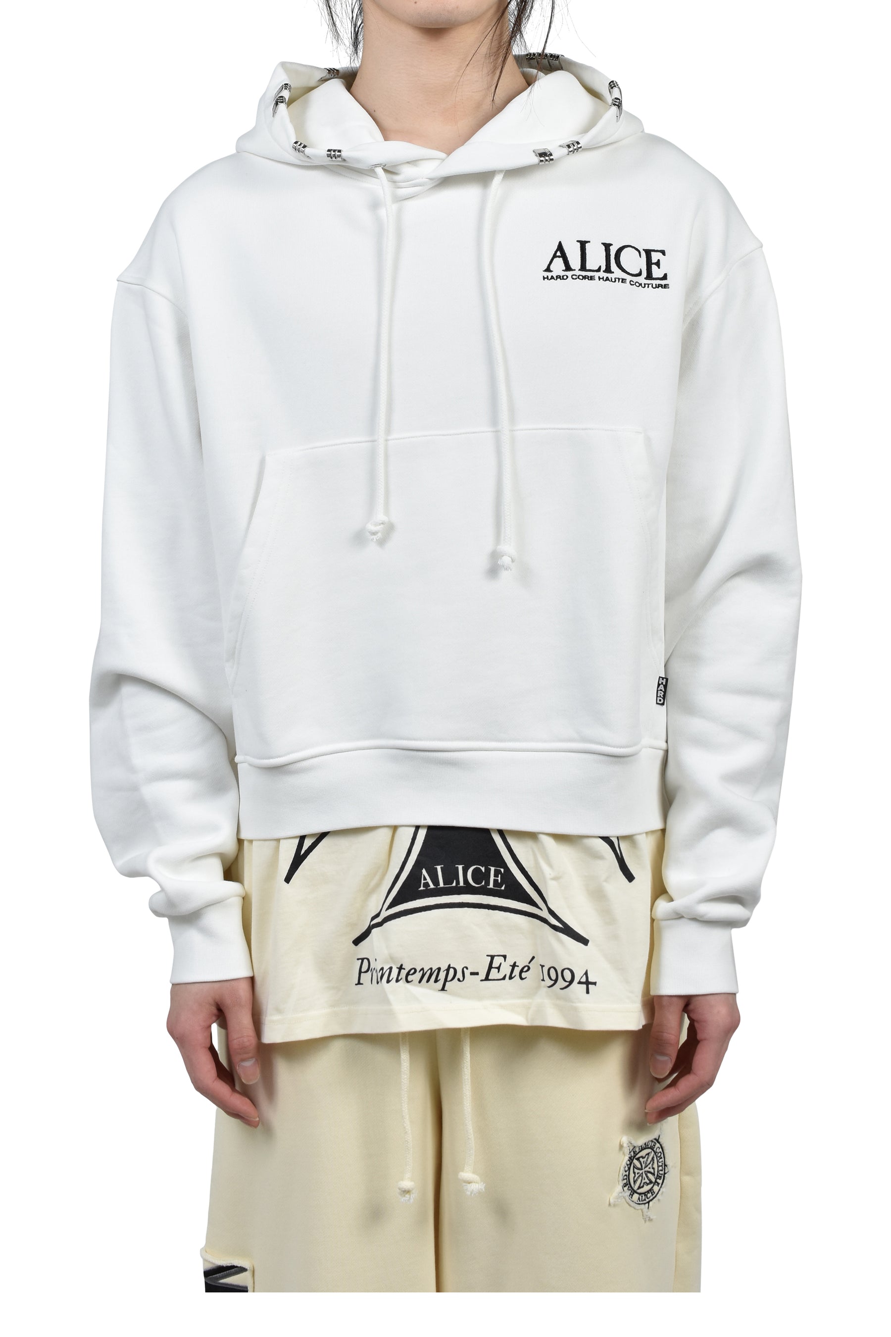 CO-TOUR LAYERED SWEATSHIRT / WHT