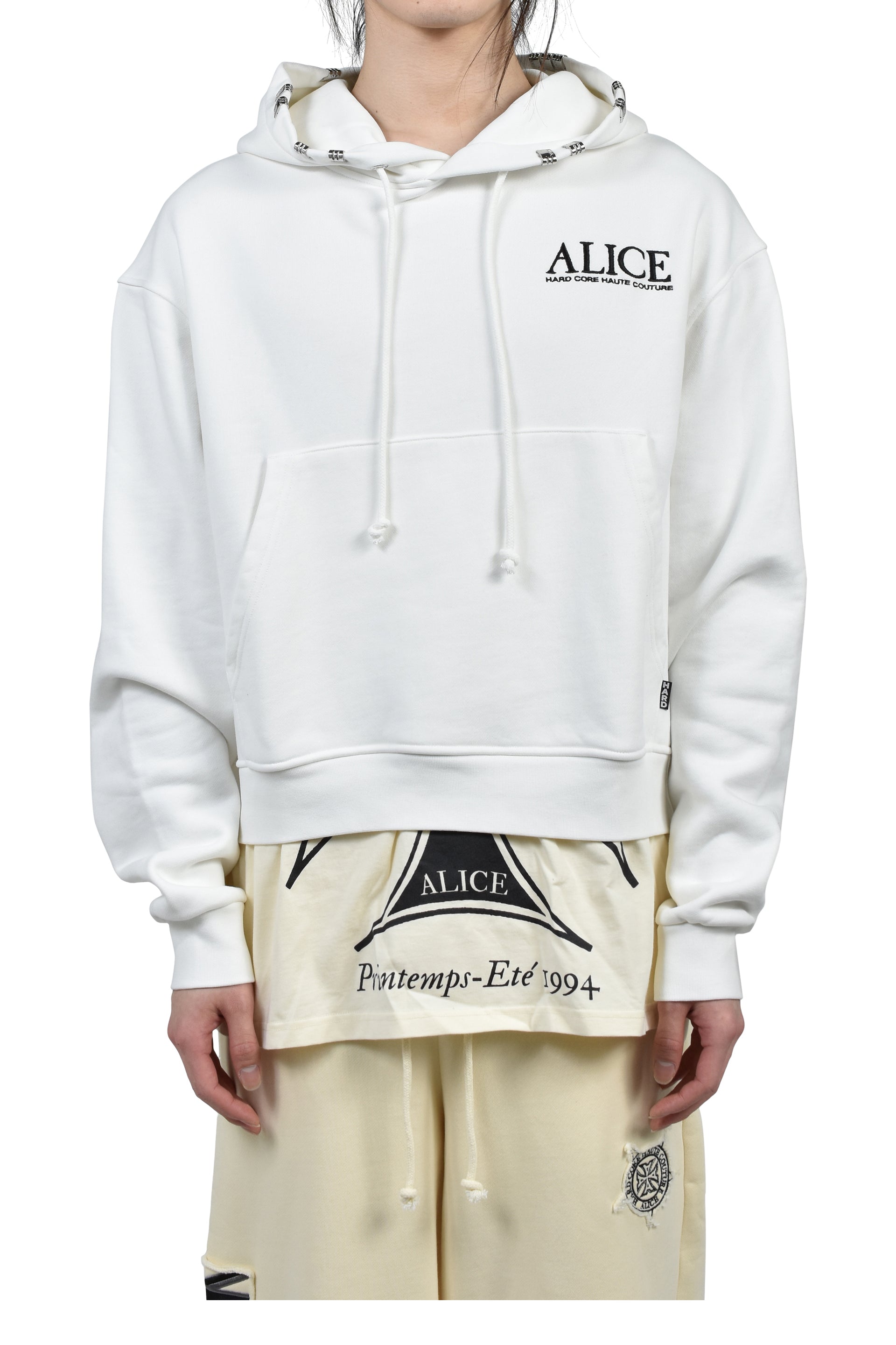CO-TOUR LAYERED SWEATSHIRT / WHT