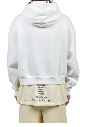 CO-TOUR LAYERED SWEATSHIRT / WHT
