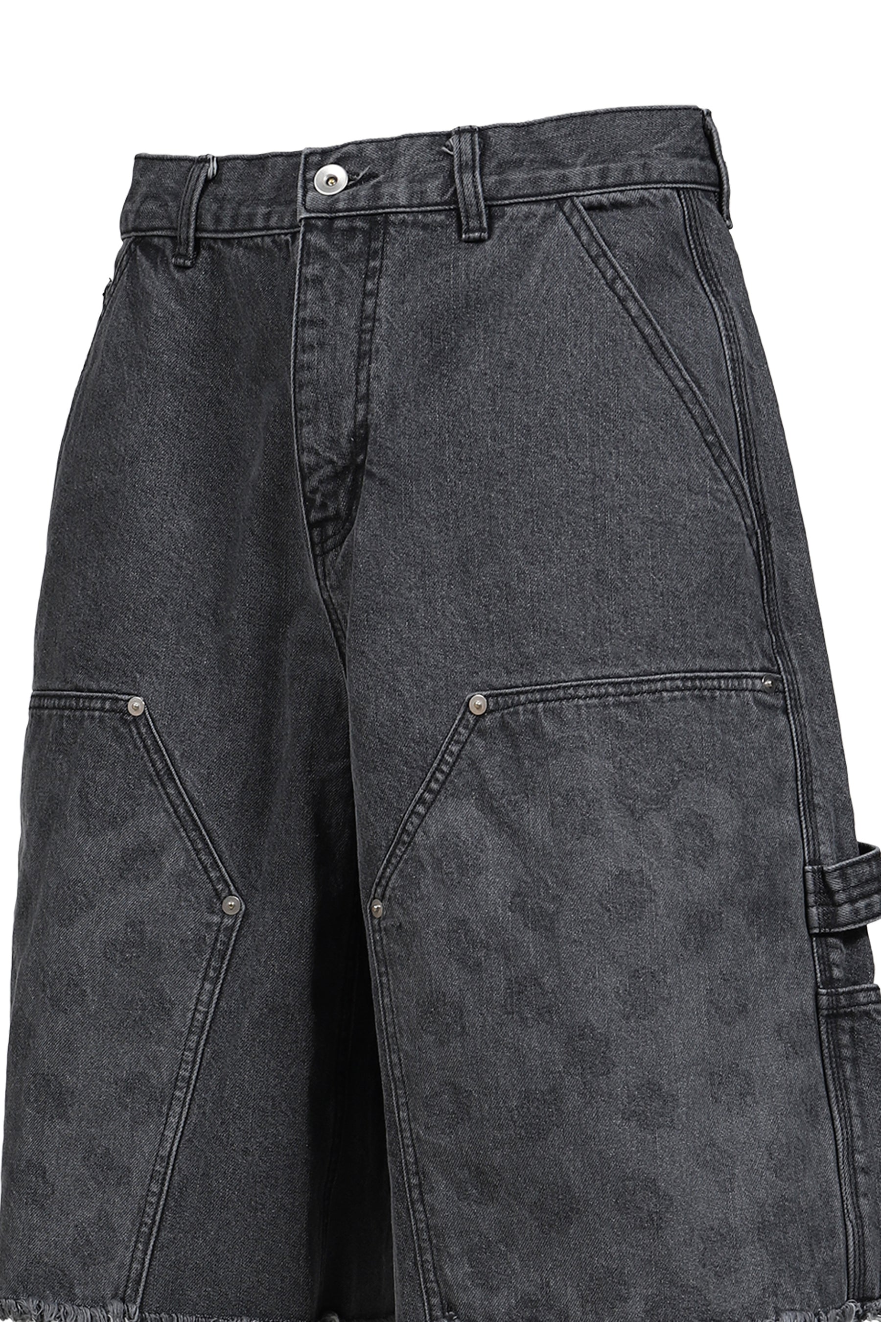 PAISLEY CARPENTER SHORTS / BLK