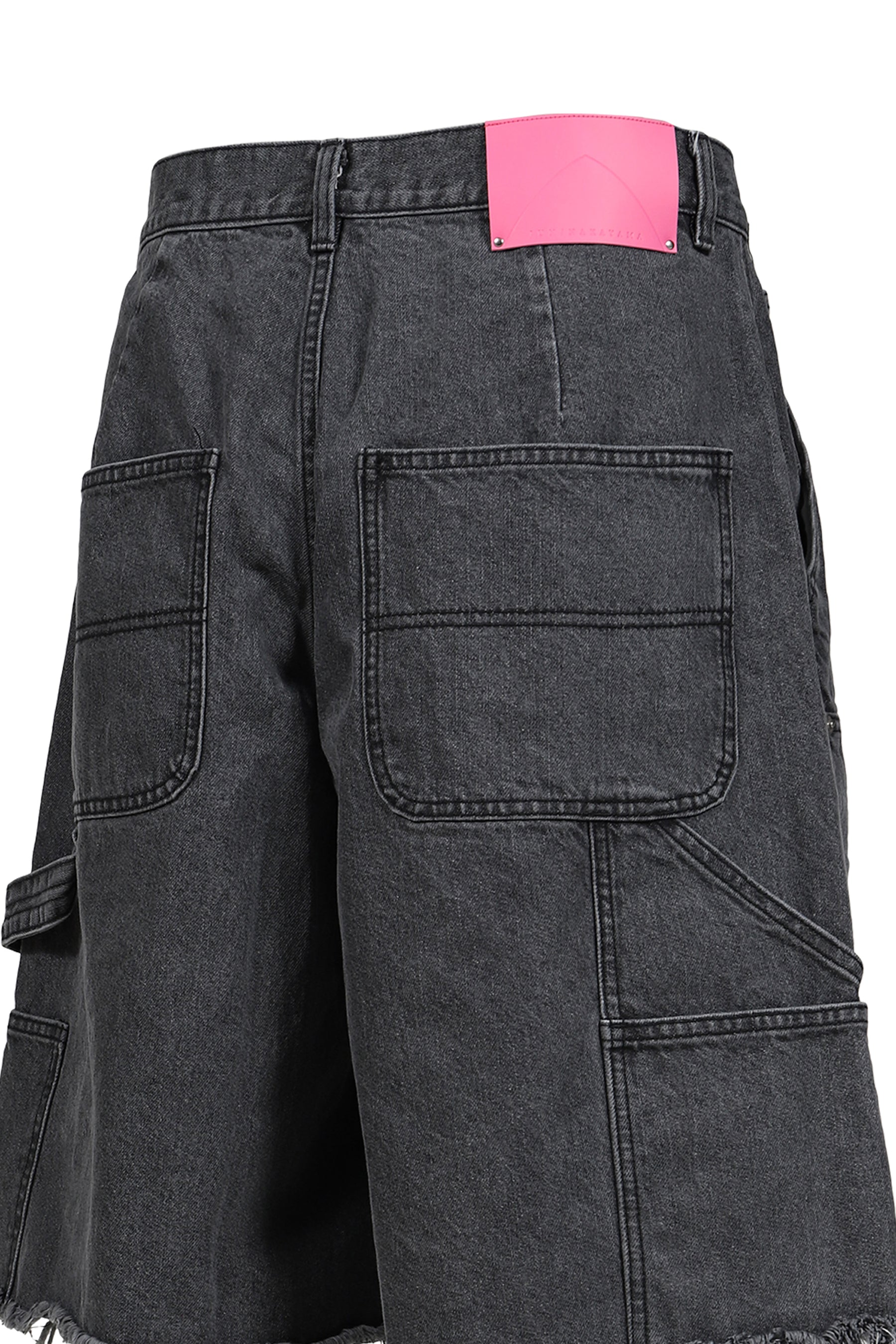 PAISLEY CARPENTER SHORTS / BLK