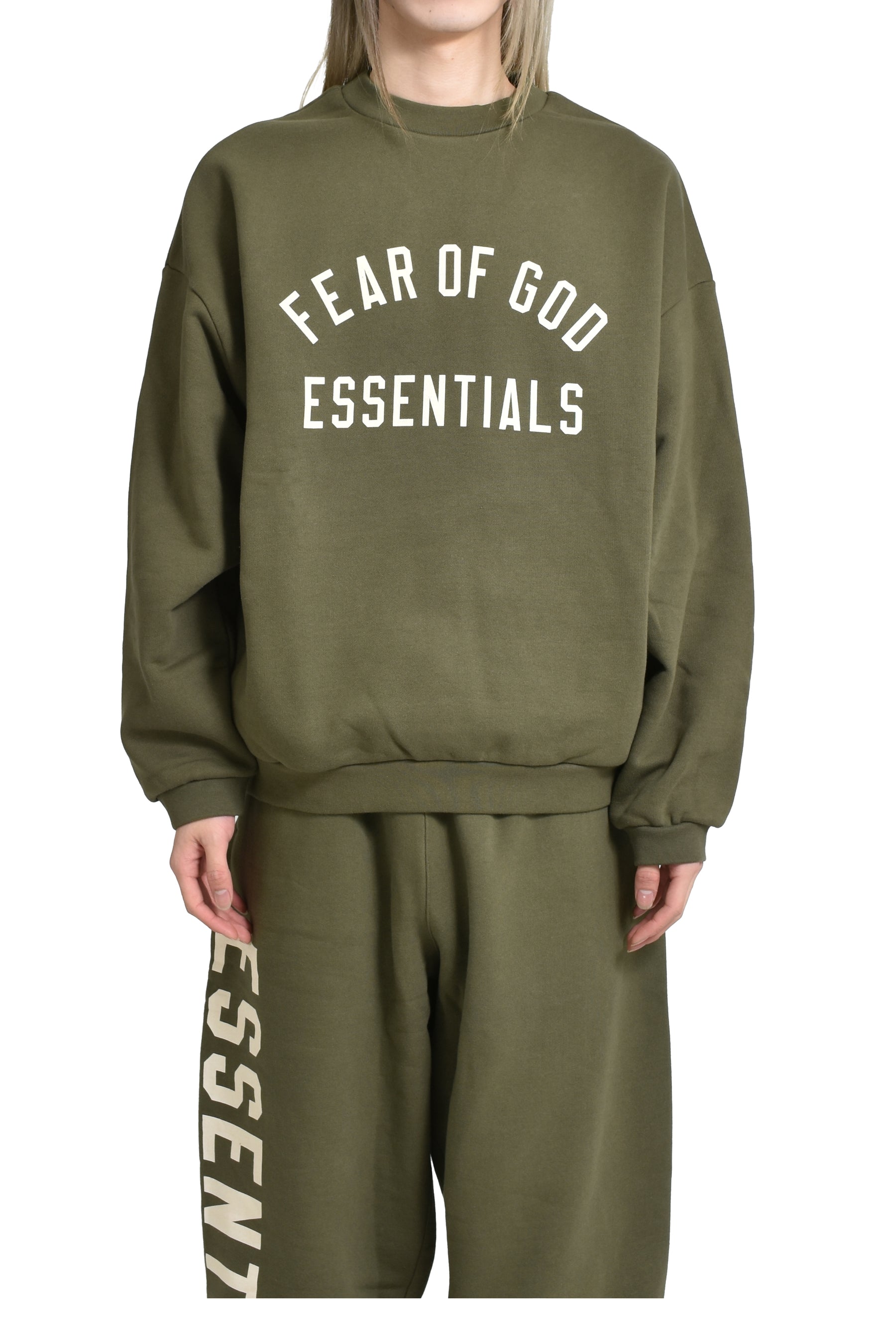 FLEECE CREWNECK / MILITARY